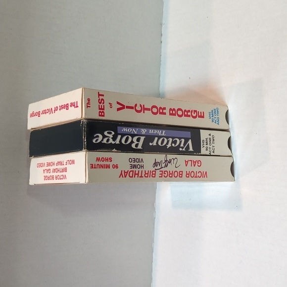 As Seen on TV Victor Borge Set of 3 VHS VIntage Tapes - Picture 4 of 6